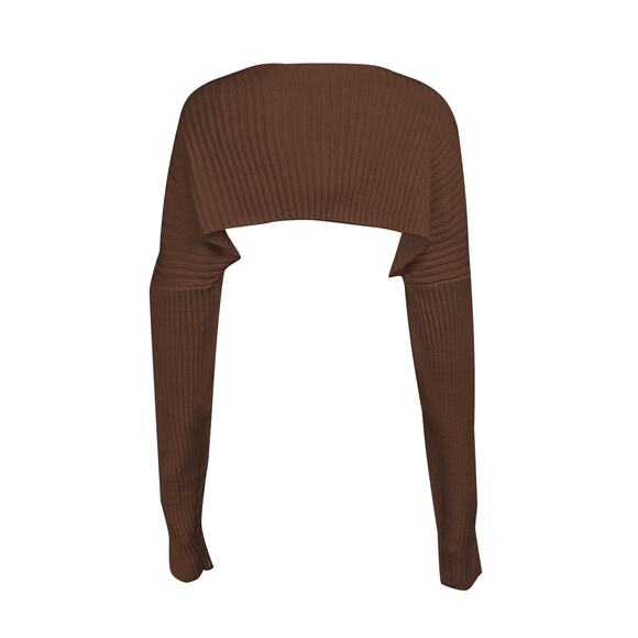 Cropped Knit Bolero Cardigan - Picture 3 of 4